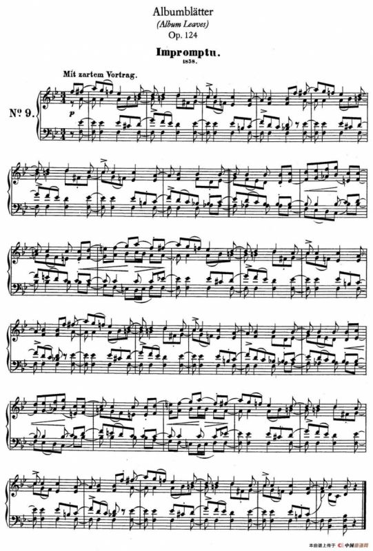 Albumbl?tter Op.124（纪念册页）（No.9）