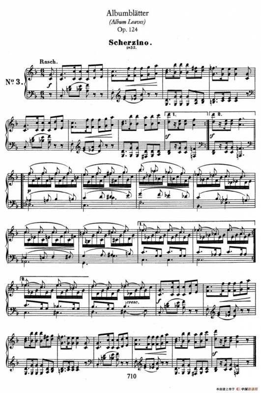 Albumbl?tter Op.124（纪念册页）（No.3）