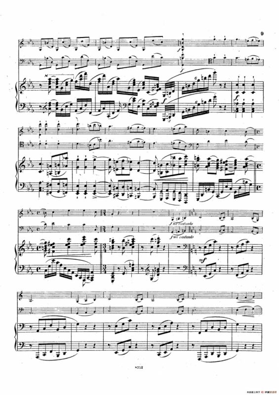 Piano Trio No.3 in c Minor Op.101（c小调第三钢琴三重奏）