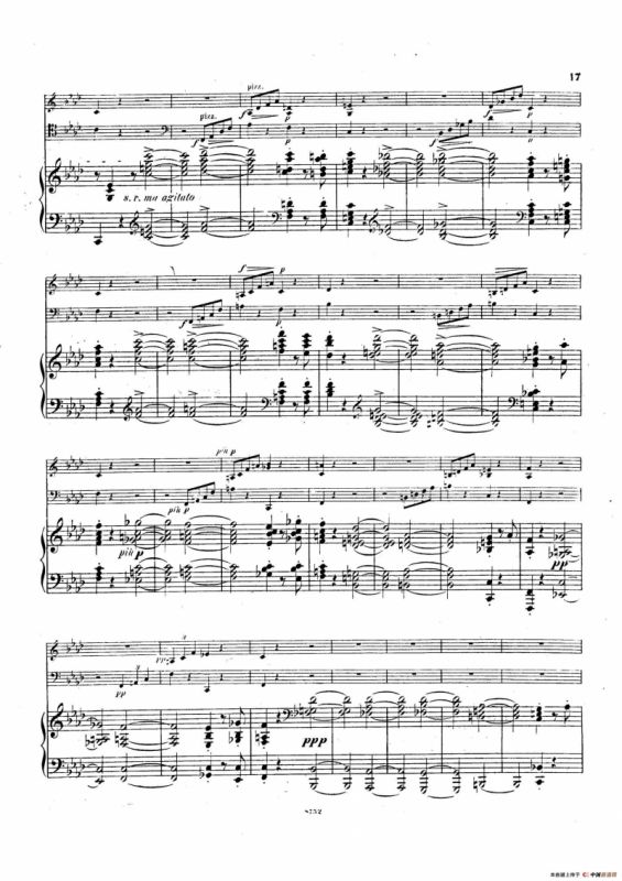 Piano Trio No.3 in c Minor Op.101（c小调第三钢琴三重奏）