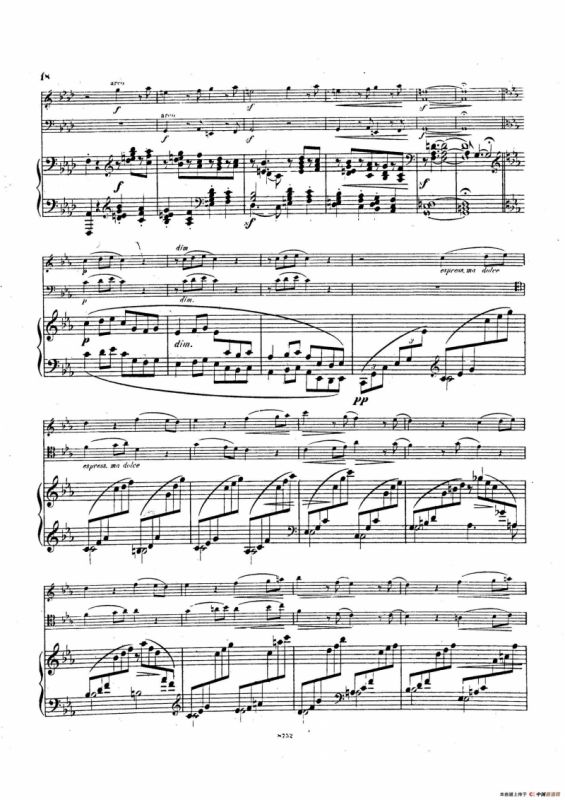 Piano Trio No.3 in c Minor Op.101（c小调第三钢琴三重奏）