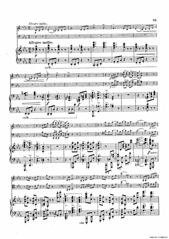 Piano Trio No.3 in c Minor Op.101（c小调第三钢琴三重奏）