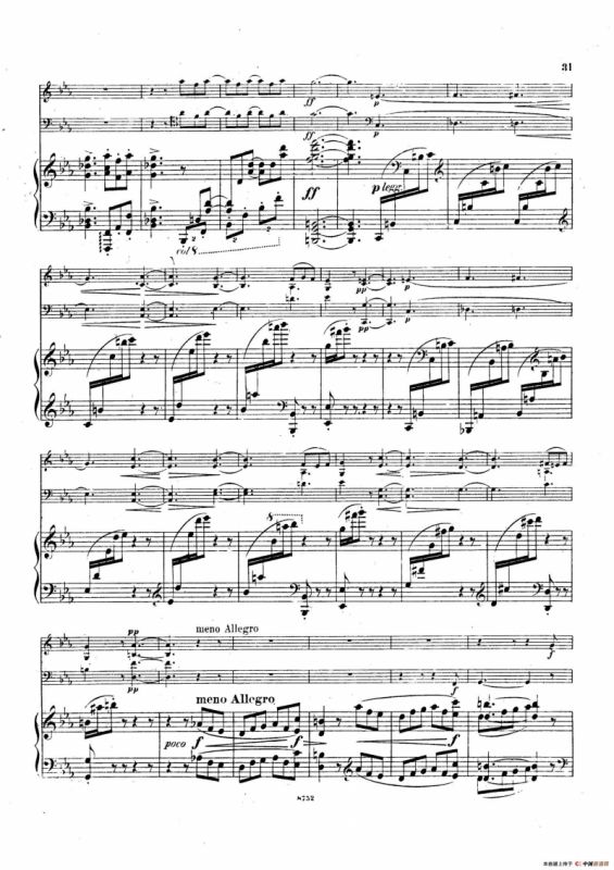 Piano Trio No.3 in c Minor Op.101（c小调第三钢琴三重奏）