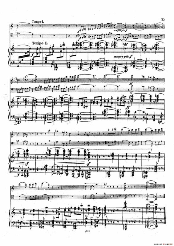 Piano Trio No.3 in c Minor Op.101（c小调第三钢琴三重奏）