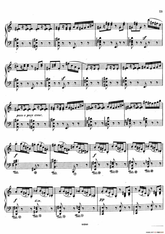 Etudes Rythmiques Op.149（节奏练习曲集）（6）