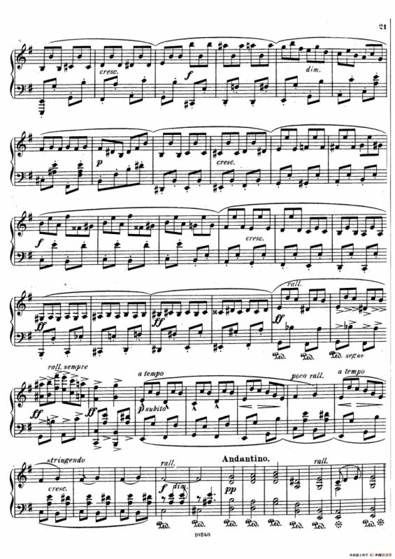 Etudes Rythmiques Op.149（节奏练习曲集）（5）