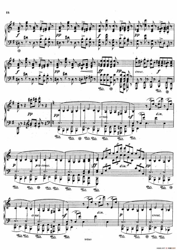 Etudes Rythmiques Op.149（节奏练习曲集）（4）