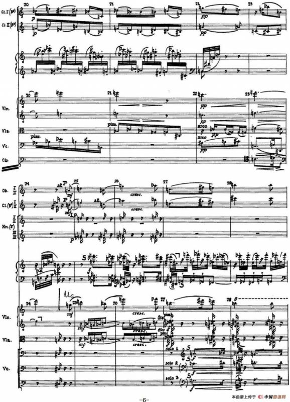 Piano Concerto Op.42（钢琴协奏曲总谱P1-34）