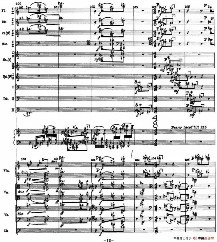 Piano Concerto Op.42（钢琴协奏曲总谱P1-34）