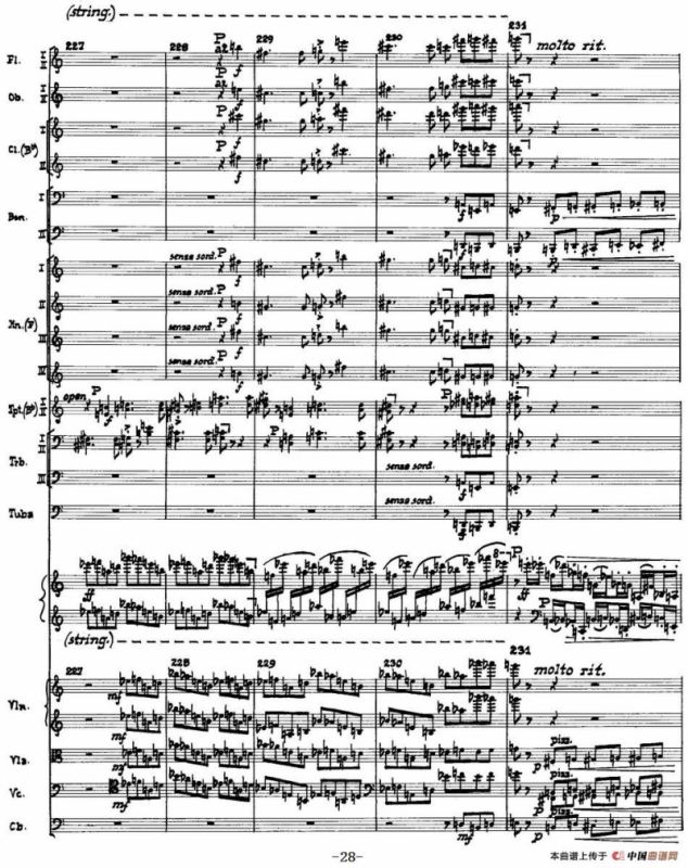 Piano Concerto Op.42（钢琴协奏曲总谱P1-34）