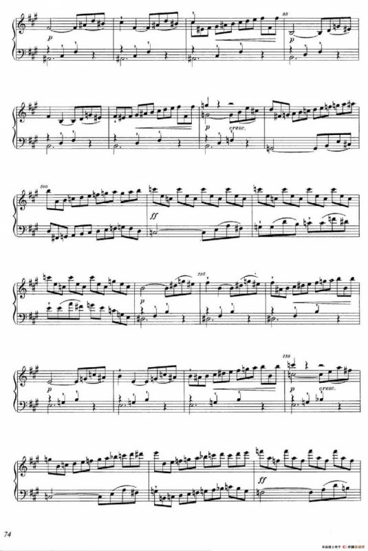 A大调钢琴大奏鸣曲（Grobe Sonate in A Major WWV 26）