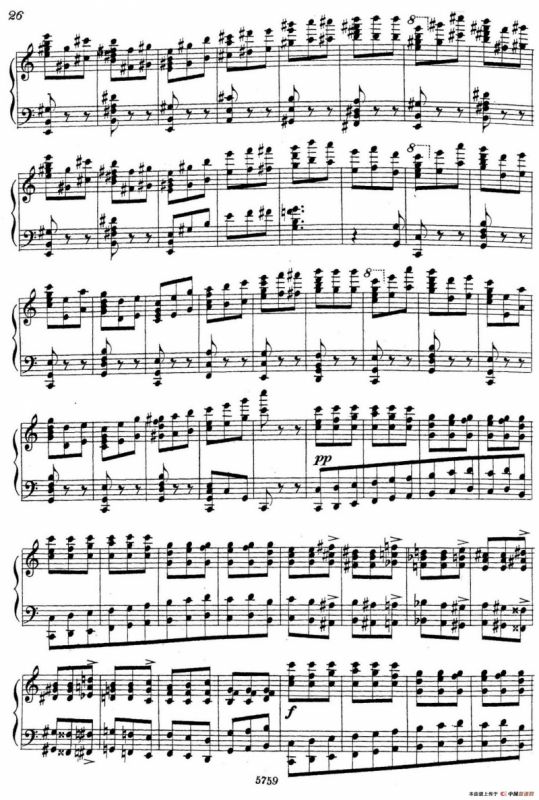 3首音乐会练习曲（Three Concert Etudes Op.24）（Ⅲ）