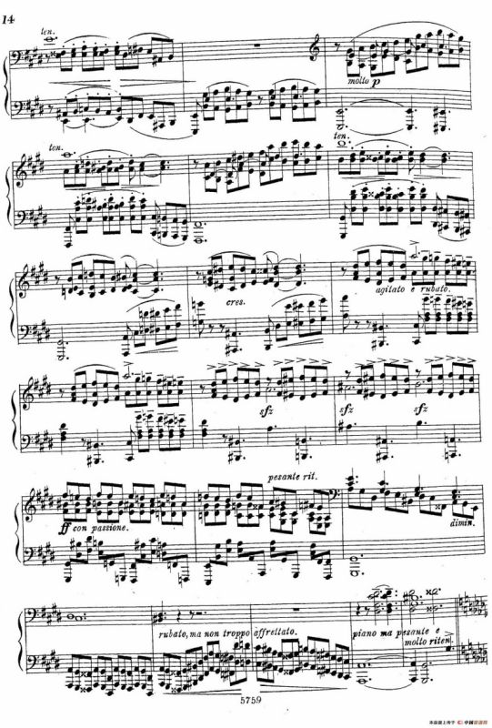 3首音乐会练习曲（Three Concert Etudes Op.24）（Ⅱ）