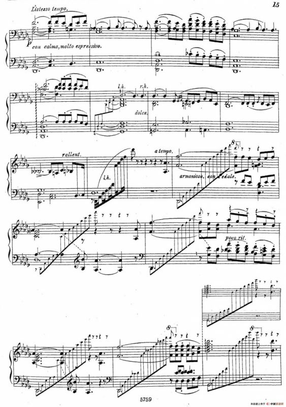 3首音乐会练习曲（Three Concert Etudes Op.24）（Ⅱ）
