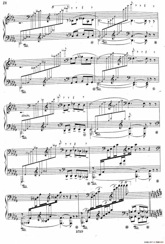 3首音乐会练习曲（Three Concert Etudes Op.24）（Ⅱ）