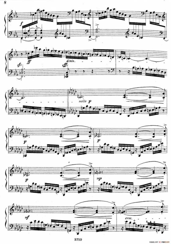 3首音乐会练习曲（Three Concert Etudes Op.24）（Ⅰ）
