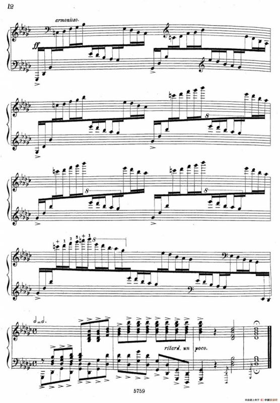 3首音乐会练习曲（Three Concert Etudes Op.24）（Ⅰ）