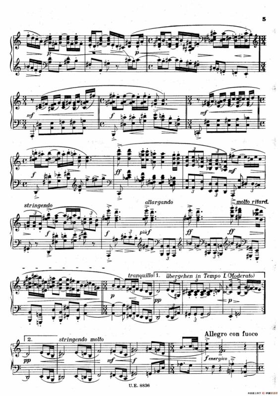 克热内克-第二钢琴奏鸣曲（Piano Sonata No.2 Op.59）