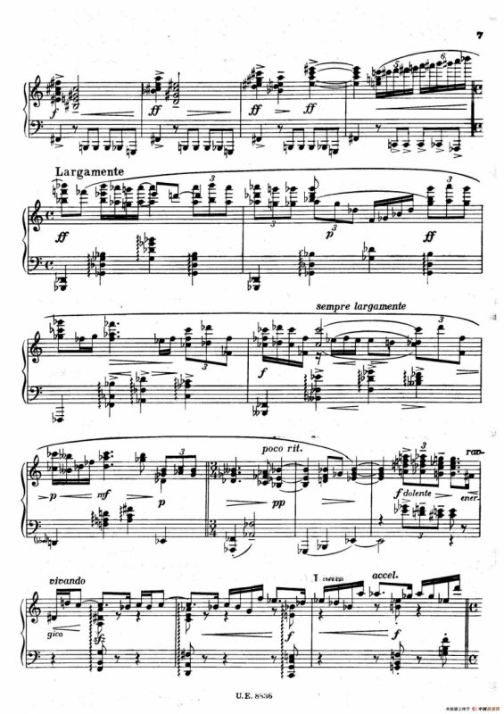 克热内克-第二钢琴奏鸣曲（Piano Sonata No.2 Op.59）