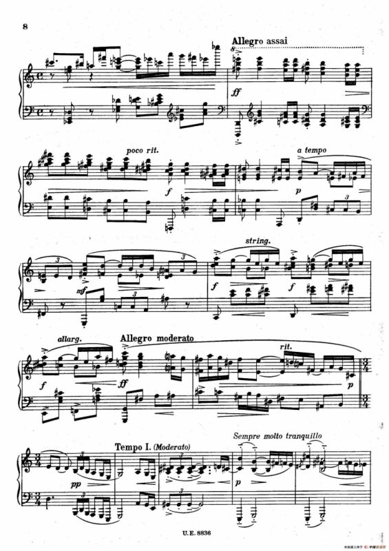 克热内克-第二钢琴奏鸣曲（Piano Sonata No.2 Op.59）