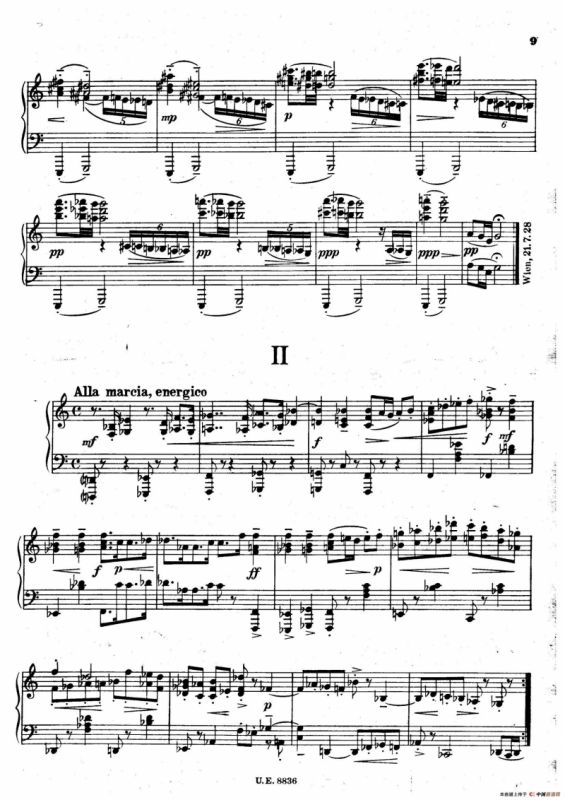克热内克-第二钢琴奏鸣曲（Piano Sonata No.2 Op.59）