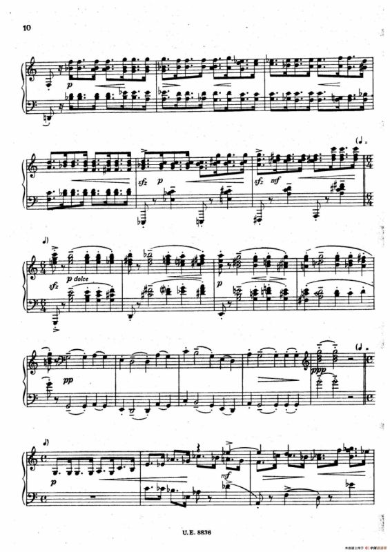 克热内克-第二钢琴奏鸣曲（Piano Sonata No.2 Op.59）