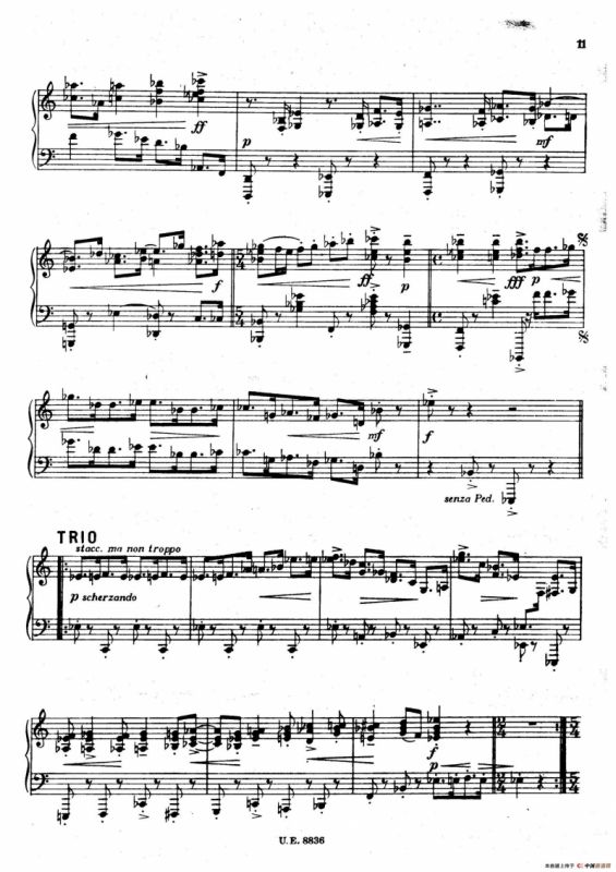 克热内克-第二钢琴奏鸣曲（Piano Sonata No.2 Op.59）