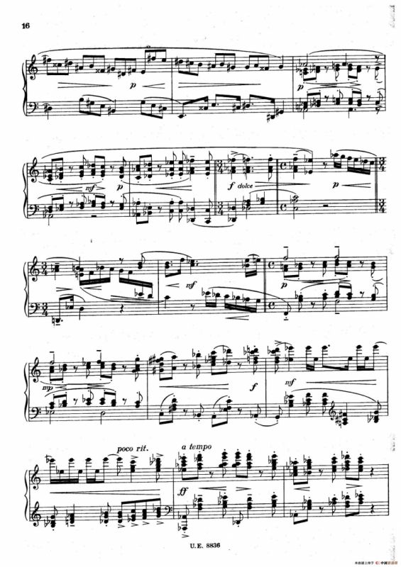克热内克-第二钢琴奏鸣曲（Piano Sonata No.2 Op.59）
