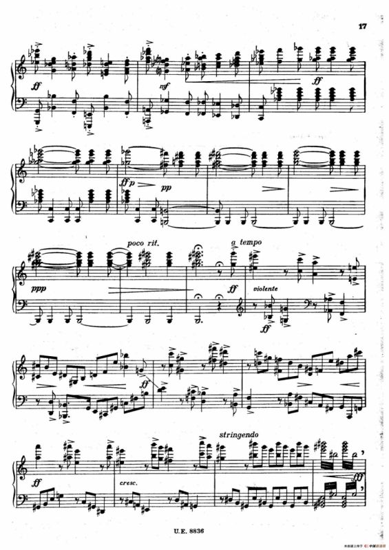 克热内克-第二钢琴奏鸣曲（Piano Sonata No.2 Op.59）