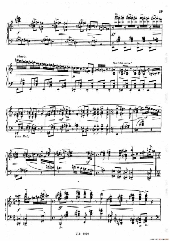 克热内克-第二钢琴奏鸣曲（Piano Sonata No.2 Op.59）