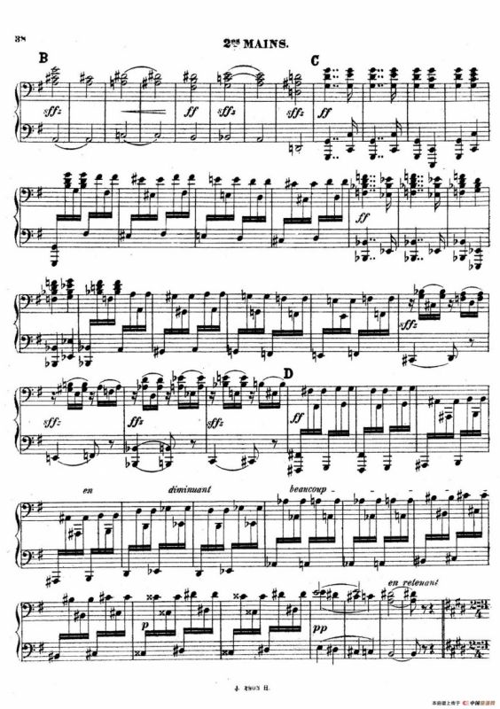 Symphony on a French Mountain Air Op.25（法国山歌交响曲·双钢琴·Ⅲ）