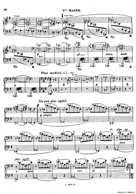 Symphony on a French Mountain Air Op.25（法国山歌交响曲·双钢琴·Ⅲ）