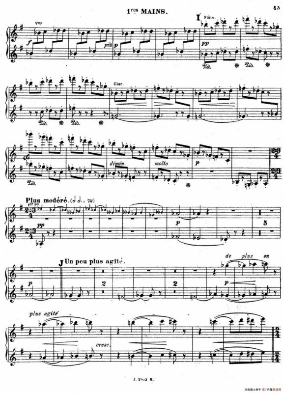 Symphony on a French Mountain Air Op.25（法国山歌交响曲·双钢琴·Ⅲ）