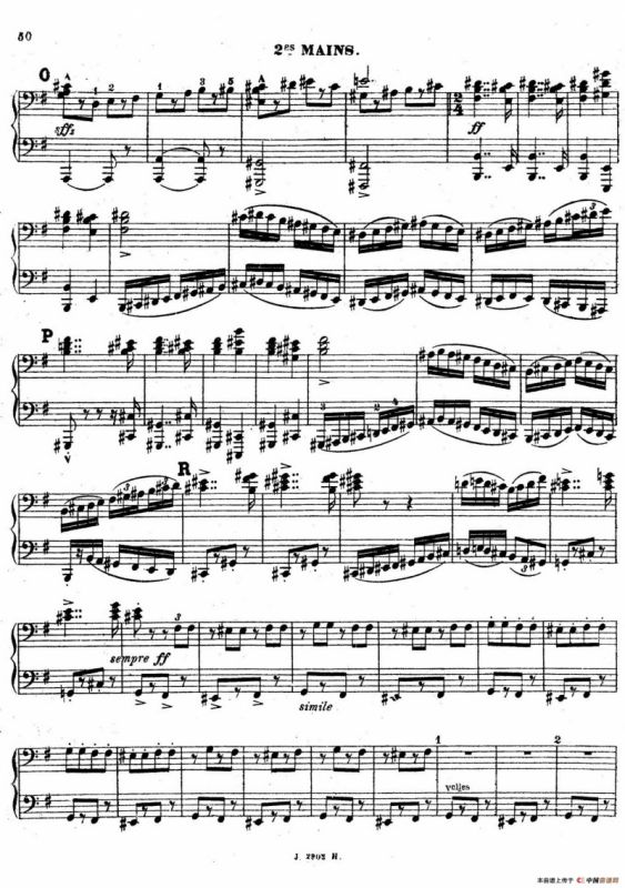 Symphony on a French Mountain Air Op.25（法国山歌交响曲·双钢琴·Ⅲ）