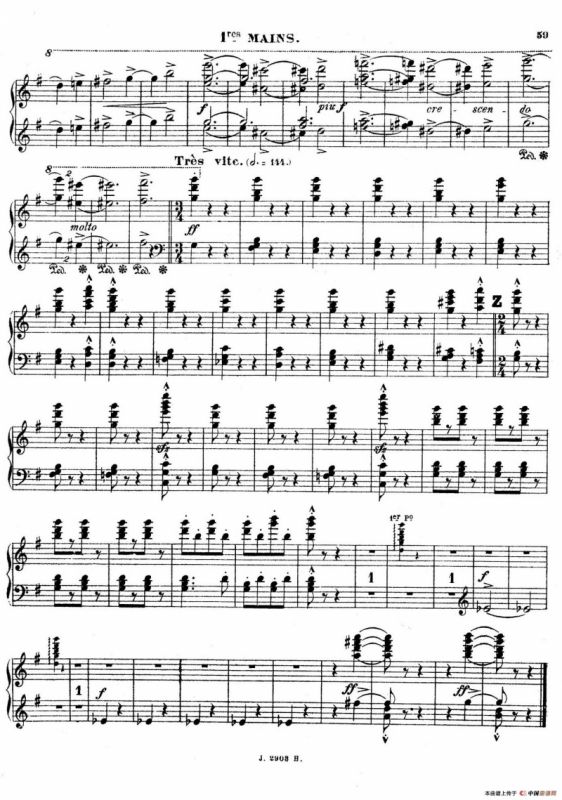 Symphony on a French Mountain Air Op.25（法国山歌交响曲·双钢琴·Ⅲ）