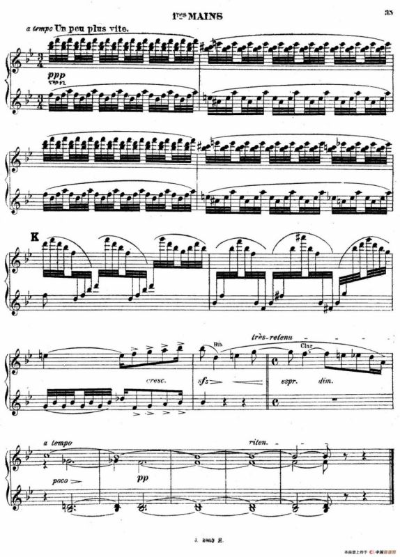 Symphony on a French Mountain Air Op.25（法国山歌交响曲·双钢琴·Ⅱ）