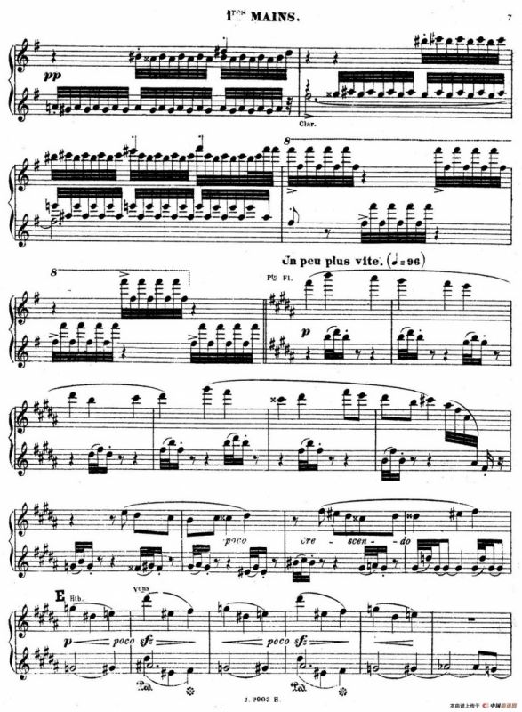 Symphony on a French Mountain Air Op.25（法国山歌交响曲·双钢琴·Ⅰ）