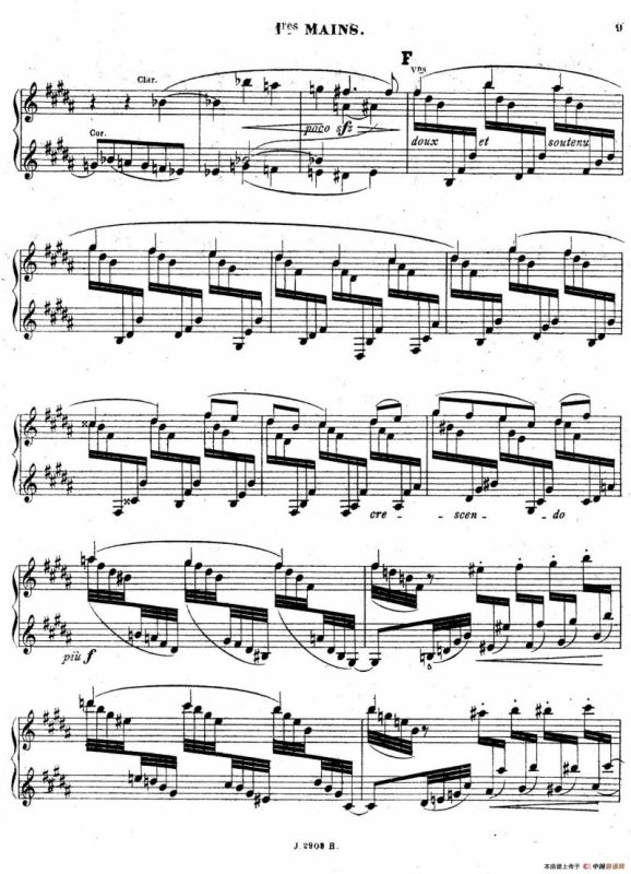 Symphony on a French Mountain Air Op.25（法国山歌交响曲·双钢琴·Ⅰ）