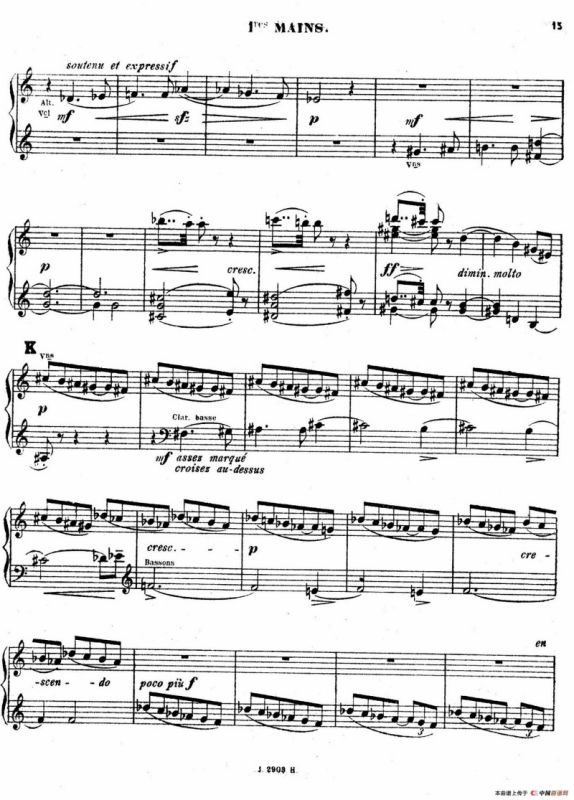 Symphony on a French Mountain Air Op.25（法国山歌交响曲·双钢琴·Ⅰ）