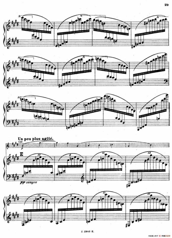 Symphony on a French Mountain Air Op.25（法国山歌交响曲·钢琴独奏·Ⅲ）