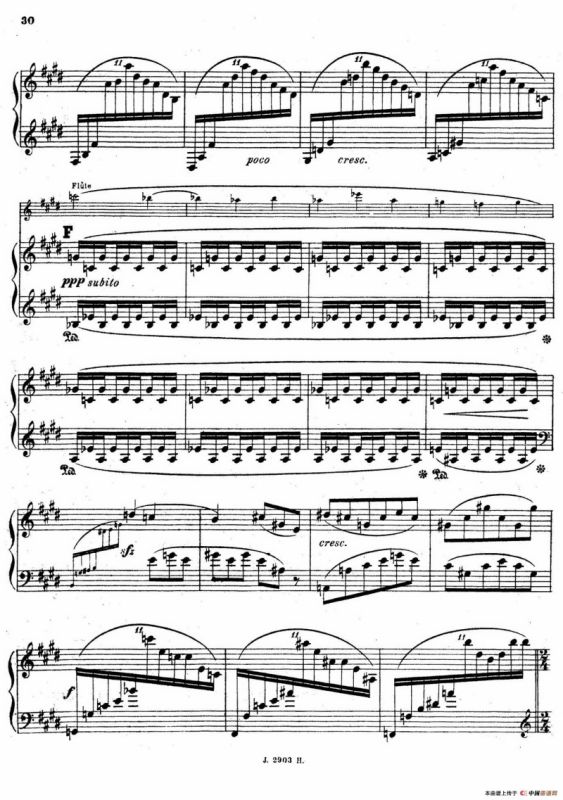 Symphony on a French Mountain Air Op.25（法国山歌交响曲·钢琴独奏·Ⅲ）