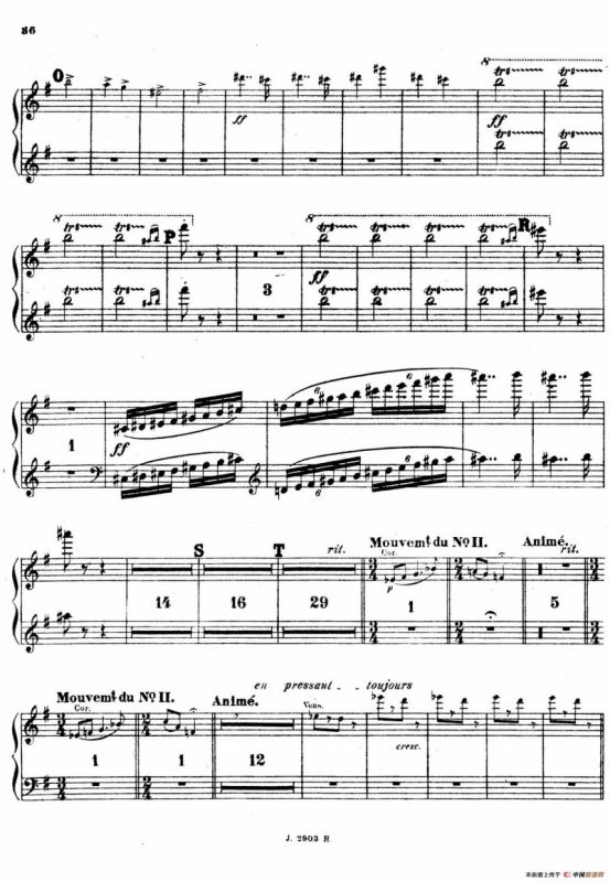 Symphony on a French Mountain Air Op.25（法国山歌交响曲·钢琴独奏·Ⅲ）