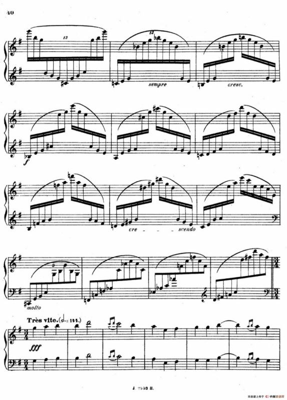 Symphony on a French Mountain Air Op.25（法国山歌交响曲·钢琴独奏·Ⅲ）