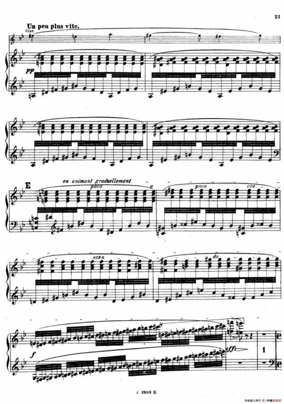 Symphony on a French Mountain Air Op.25（法国山歌交响曲·钢琴独奏·Ⅱ）