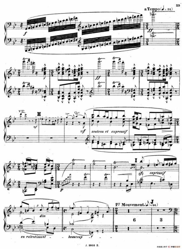 Symphony on a French Mountain Air Op.25（法国山歌交响曲·钢琴独奏·Ⅱ）