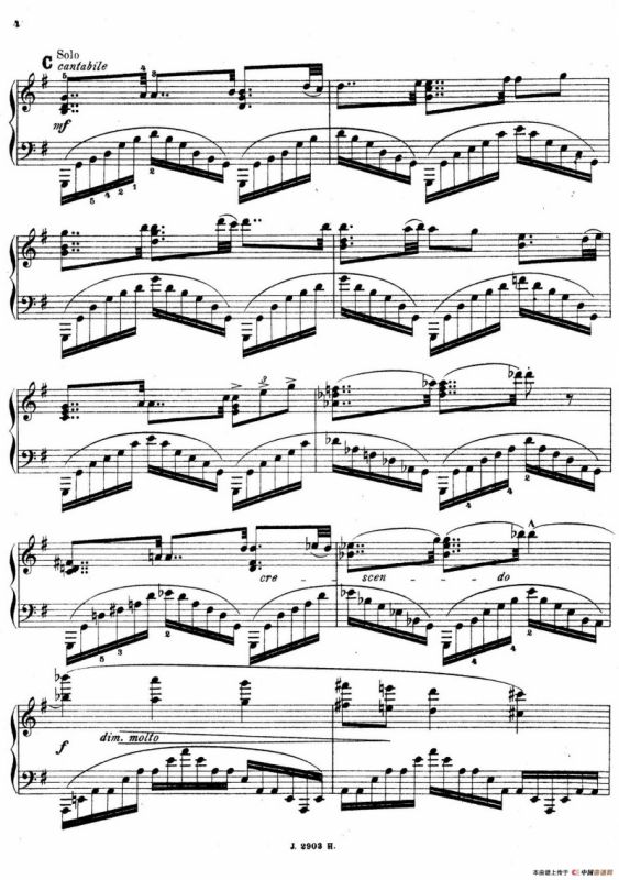 Symphony on a French Mountain Air Op.25（法国山歌交响曲·钢琴独奏·Ⅰ）