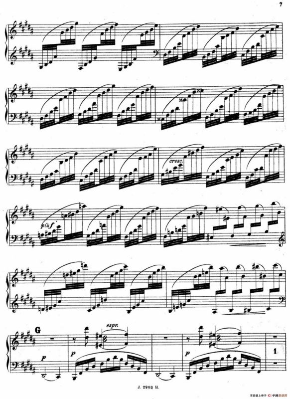 Symphony on a French Mountain Air Op.25（法国山歌交响曲·钢琴独奏·Ⅰ）