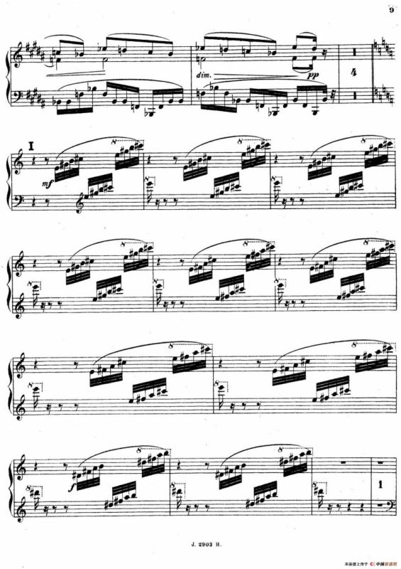 Symphony on a French Mountain Air Op.25（法国山歌交响曲·钢琴独奏·Ⅰ）