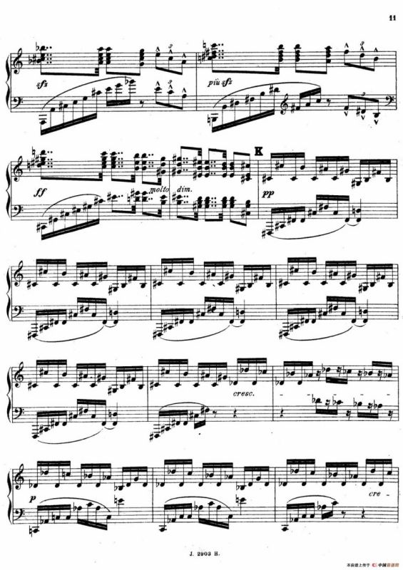 Symphony on a French Mountain Air Op.25（法国山歌交响曲·钢琴独奏·Ⅰ）