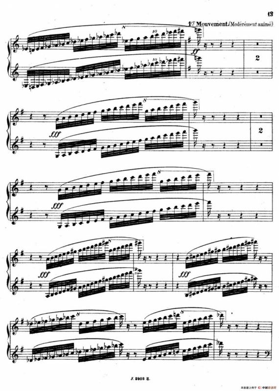 Symphony on a French Mountain Air Op.25（法国山歌交响曲·钢琴独奏·Ⅰ）